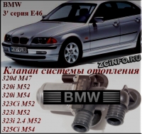 Клапан печки BMW Е46/Е39/Е83-X3